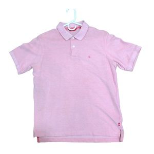 Izod Men's Red Polo Shirt - Size Medium